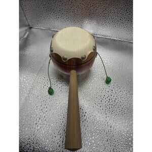 Monkey Spinning Balance Double-Sided Drum Rattle / Percussion / 8" See Video